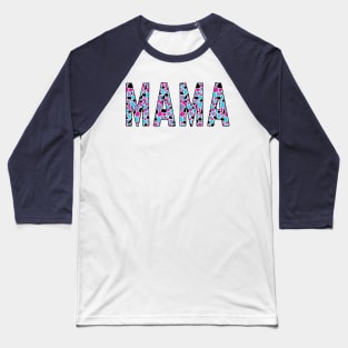 Mama Giraffe Print Tee - Tee for moms, mamas, momlife Baseball T-Shirt